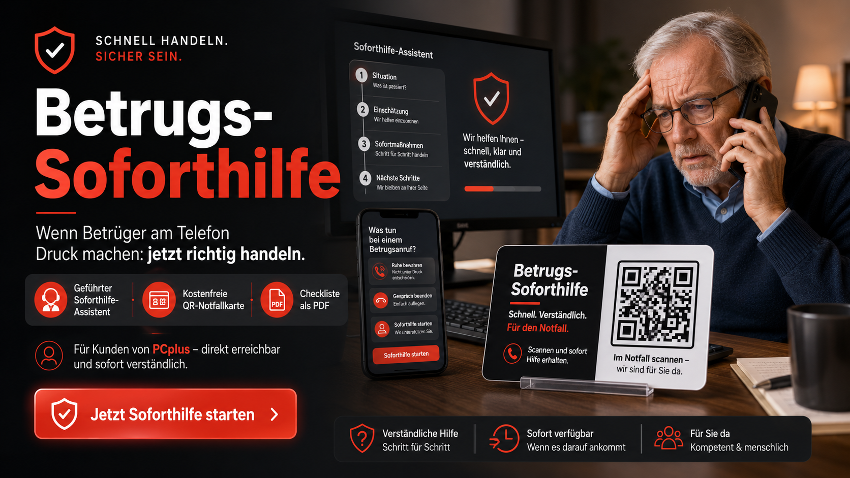 Betrugs-Soforthilfe – schnell Hilfe bei Betrug